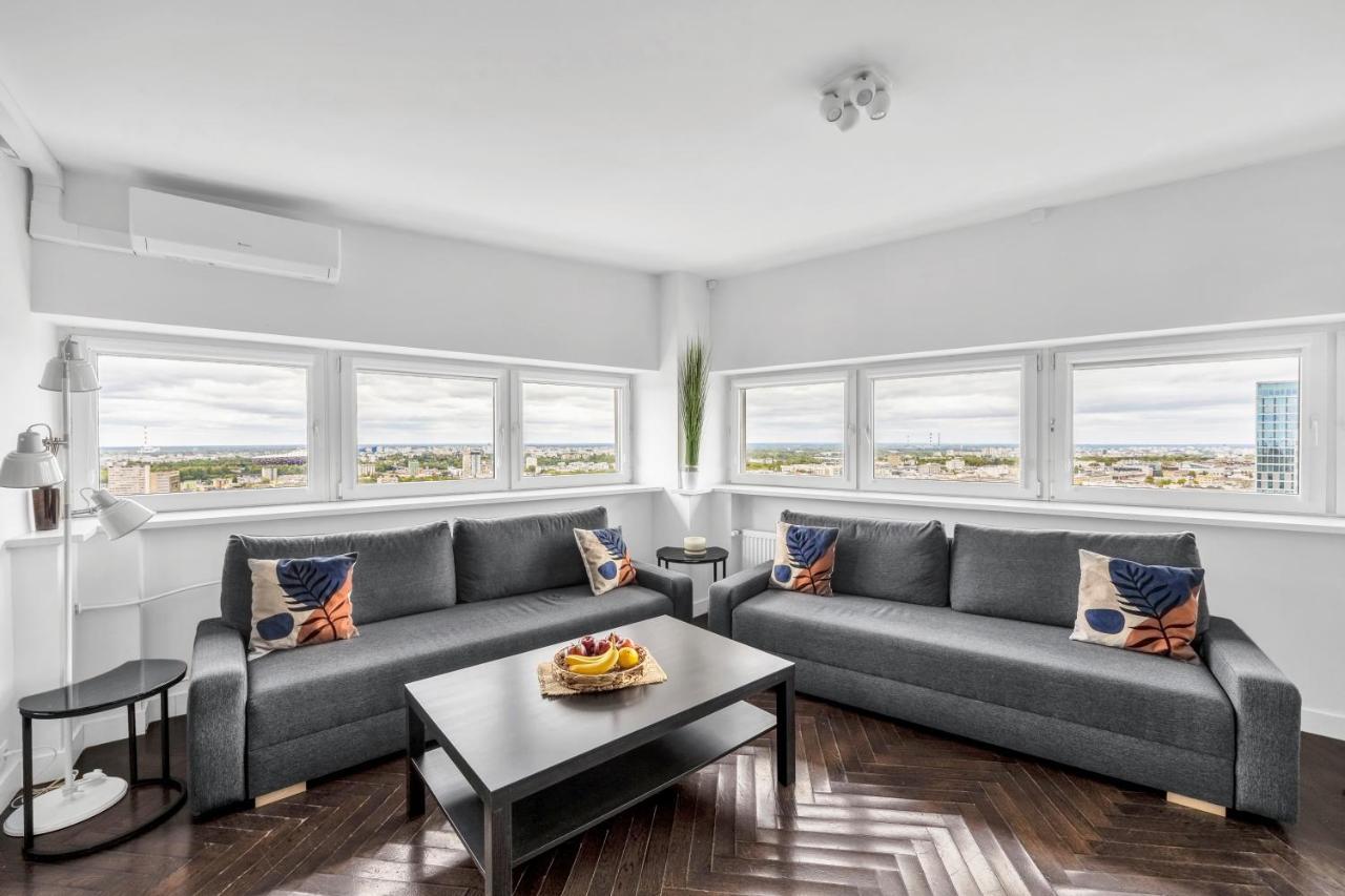 23Rd Floor 3Br Apt With Views Of ワルシャワ エクステリア 写真